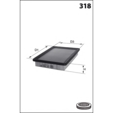LFAF198 LUCAS FILTERS Воздушный фильтр