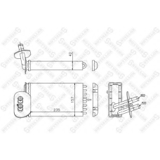 10-35048-SX STELLOX Теплообменник, отопление салона
