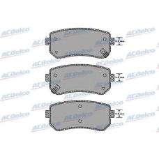 AC847881D AC Delco Комплект тормозных колодок, дисковый тормоз