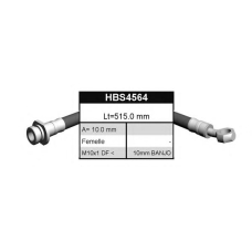 HBS4564 QUINTON HAZELL Тормозной шланг