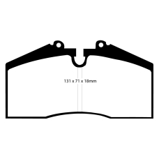 DP4767R EBC Brakes Колодки тормозные