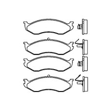 21822 172  0 5 T4047 TEXTAR Колодки тормозные