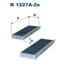 K1227A-2X FILTRON Фильтр, воздух во внутренном пространстве