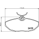 8DB 355 011-961<br />HELLA PAGID