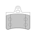 FD6877A NECTO Комплект тормозных колодок, дисковый тормоз