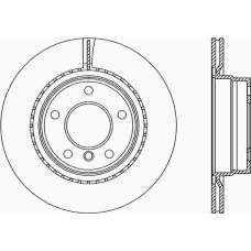 BDA2334.20 OPEN PARTS Тормозной диск