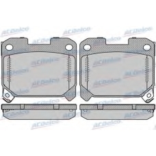 AC05P1052 AC Delco Комплект тормозных колодок, дисковый тормоз