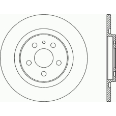 BDA2327.10 OPEN PARTS Тормозной диск