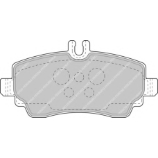 FD6859A NECTO Комплект тормозных колодок, дисковый тормоз