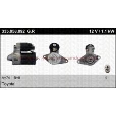 22-335-058-092 TRISCAN Стартер