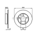 0 986 478 868 BOSCH Тормозной диск