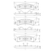 J3610501 NIPPARTS Комплект тормозных колодок, дисковый тормоз