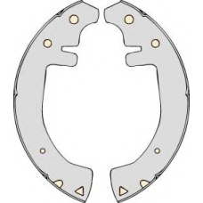 K517635 MGA Комплект тормозов, барабанный тормозной механизм