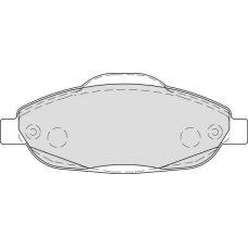 DBP344003 DURON Комплект тормозных колодок, дисковый тормоз