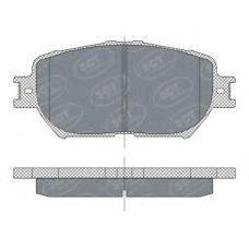 SP 275 SCT Комплект тормозных колодок, дисковый тормоз