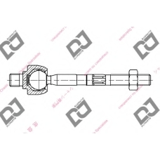 DR1243 DJ PARTS Осевой шарнир, рулевая тяга
