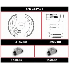 SPK 3149.01 ROADHOUSE Комплект тормозов, барабанный тормозной механизм