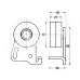ITB-6105 IPS Parts Устройство для натяжения ремня, ремень грм