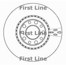 FBD1567 FIRST LINE Тормозной диск