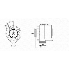 943355127010 MAGNETI MARELLI Генератор