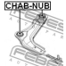 CHAB-NUB FEBEST Подвеска, рычаг независимой подвески колеса