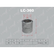 LC-360 LYNX Фильтр масляный