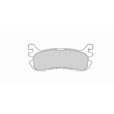 FD6750A NECTO Комплект тормозных колодок, дисковый тормоз