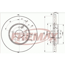 BD-1212-50 FREMAX Тормозной диск