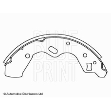 ADM54129 BLUE PRINT Комплект тормозных колодок