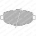 LP1661 DELPHI Комплект тормозных колодок, дисковый тормоз