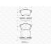 363702160784 MAGNETI MARELLI Комплект тормозных колодок, дисковый тормоз