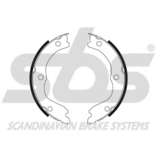 18492722719 S.b.s. Комплект тормозных колодок, стояночная тормозная с