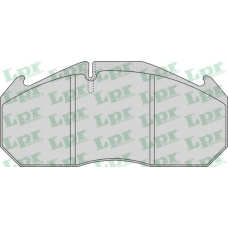 05P1152 LPR Комплект тормозных колодок, дисковый тормоз