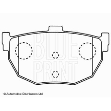 ADG04222 BLUE PRINT Комплект тормозных колодок, дисковый тормоз