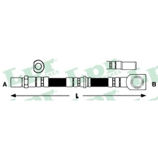 6T47087 LPR Тормозной шланг
