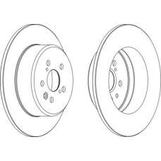 DDF1489-1 FERODO Тормозной диск