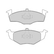 FD6770A NECTO Комплект тормозных колодок, дисковый тормоз