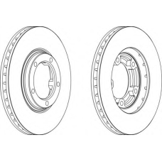 DDF1404-1 FERODO Тормозной диск