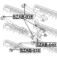 SZAB-040<br />FEBEST<br />Втулка, рычаг колесной подвески