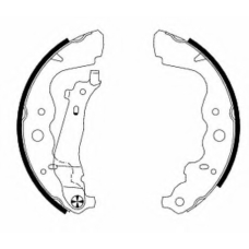 8DB 355 000-301 HELLA Комплект тормозных колодок