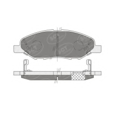 SP 661 PR SCT Комплект тормозных колодок, дисковый тормоз