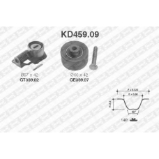KD459.09 SNR Комплект ремня грм