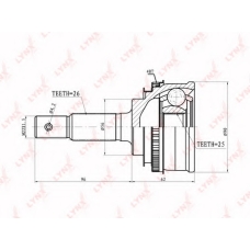 CO-7525A LYNX Шрус