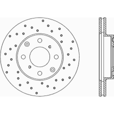 BDRS1213.25 OPEN PARTS Тормозной диск