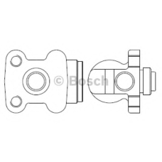 F 026 002 340 BOSCH Колесный тормозной цилиндр