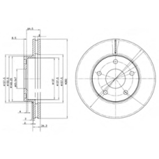 BG2346 DELPHI Тормозной диск