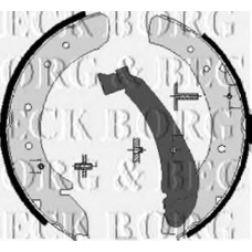 BBS6206 BORG & BECK Комплект тормозных колодок