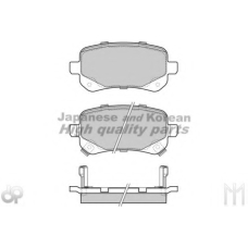 US104259 ASHUKI Комплект тормозных колодок, дисковый тормоз