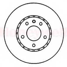 561991B BENDIX Тормозной диск