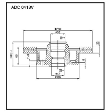 ADC 0418V Allied Nippon Гидравлические цилиндры